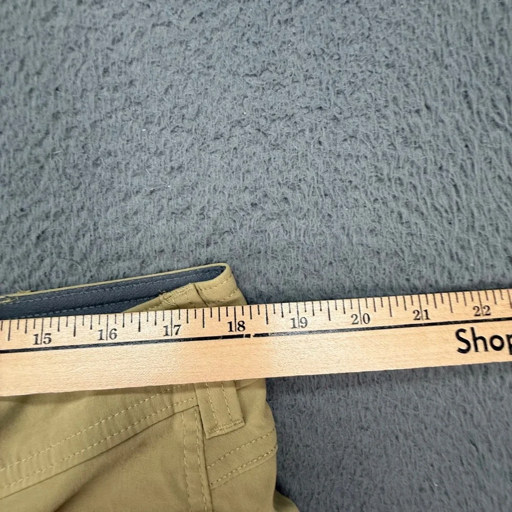 Eddie Bauer First Ascent Pants Mens 36x30 Tan Fleece Lined Hiking Guide Tech